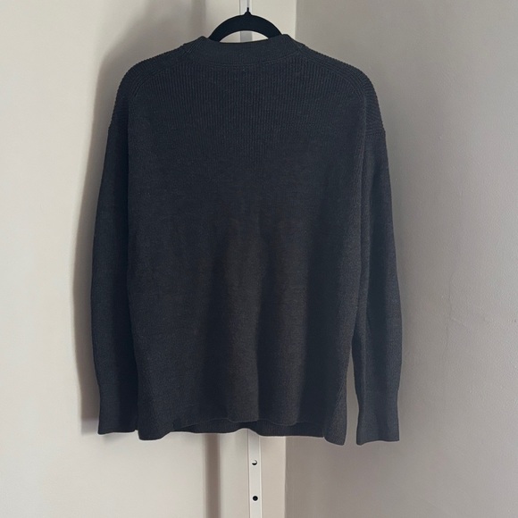 Lululemon Merino Wool  Heather Gray Ribbed Crewneck Sweater Women’s Size 6 - Picture 7 of 11